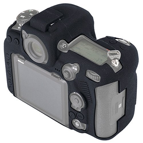 STSEETOP Camera Case for Nikon D500 - Protective Silicone DSLR Skin Cover, Detachable Cage, Shockproof, Dustproof (Black) - Image 4