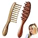 hinbkenla 2 Pcs Loc CombLoc Brush For DreadsWooden BrushScraping Massage ToolsComfortable Massage Comb For Twists Loc Maintenance Compact Travel Size Durable Styling Tool For Men Women - Image 2