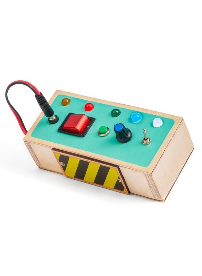 Curious Cub Montessori Busy Board For Toddlers  Switch Board Toy For Kids 1-6 Yrs Montessori Toggle Play SetKids Brain Development ToyChildren ToysWooden ToysSensory ToysGifts For Children - Image 1