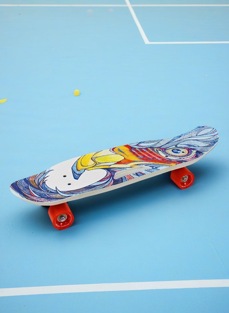إيزي فيتشور لوح تزلج EASY FUTURE Penny Board للأطفال من سن 6 إلى 12 عامًا - لوح تزلج قصير كامل للشباب والمراهقين والمبتدئين - Image 1