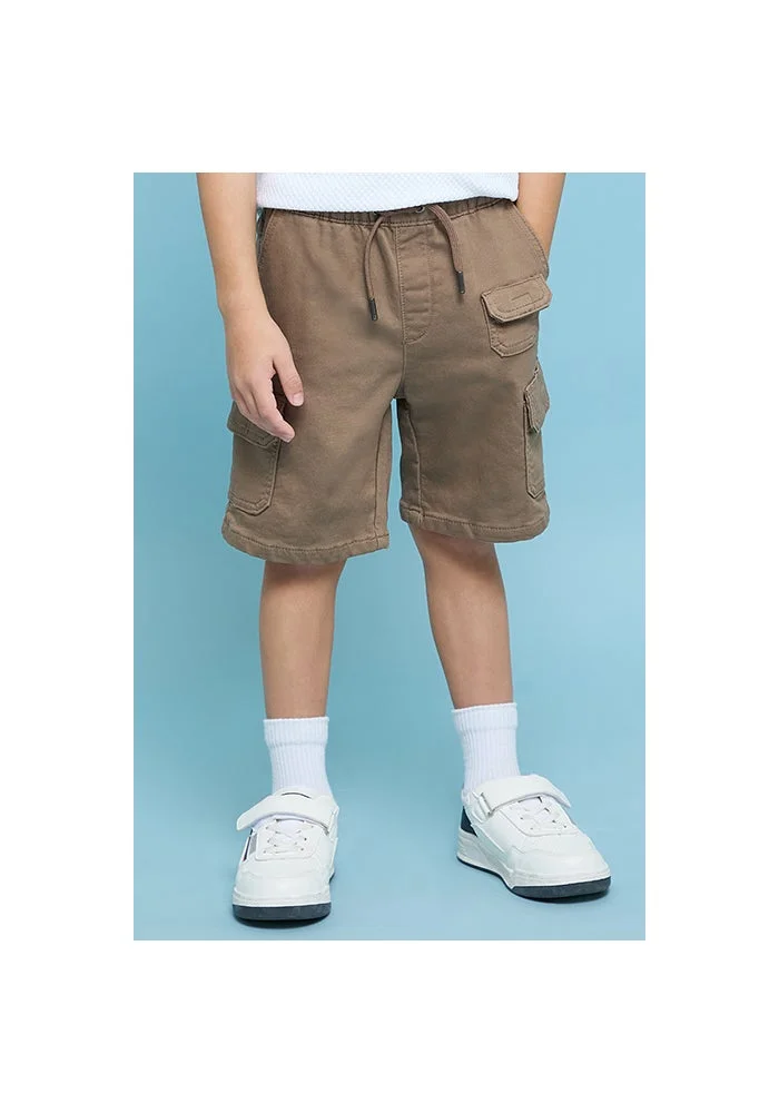 R&b Solid Shorts with Drawstring Waist