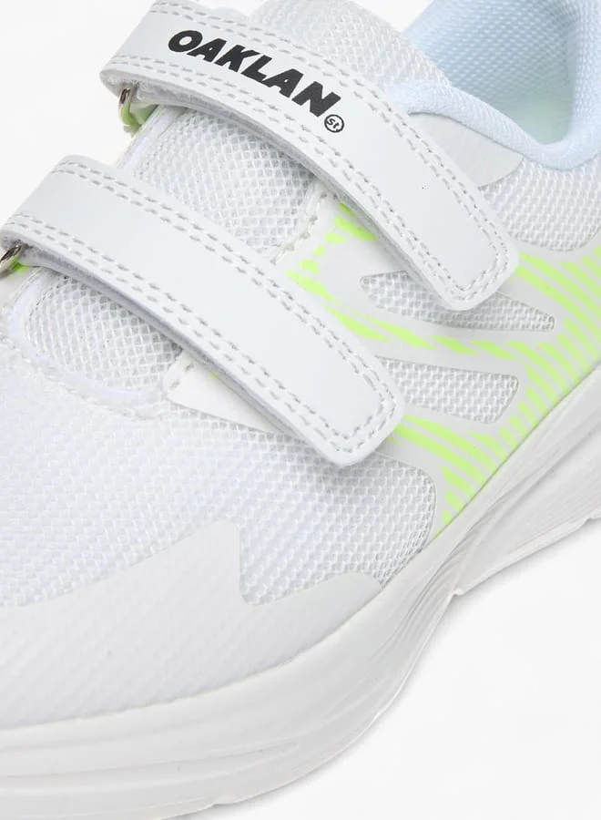 Oaklan by Shoexpress Boys Pull Tab Detail Sports Shoes with Hook and Loop Closure