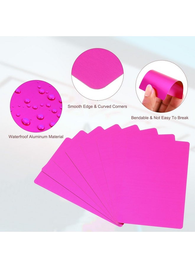 PATIKIL 300 Pack Metal Business Cards Blank 0.21Mm Thick 3.4X2.1 Inch Aluminum Laser Engrave Printable Name Card For Custom Diy Purple  - Image 3