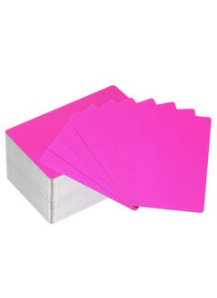 PATIKIL 300 Pack Metal Business Cards Blank 0.21Mm Thick 3.4X2.1 Inch Aluminum Laser Engrave Printable Name Card For Custom Diy Purple  - Image 1