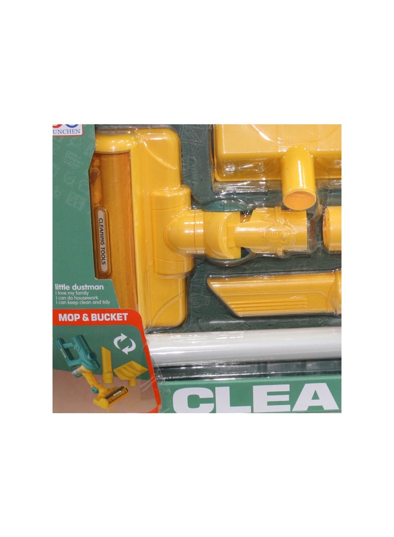 زونشن مجموعة ألعاب المكنسة الكهربائية "كلين تايم" (Clean Time) 3 في 1 للأطفال من "زونشن تويز" (Zunchen Toys) - Image 3