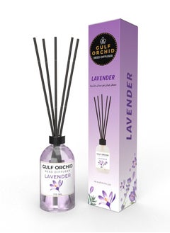 Gulf Orchid Lavender Reed Diffuser 110 ml For Home & Office  - Image 1
