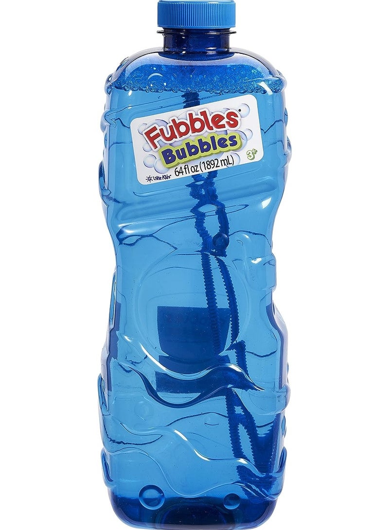 زجاجة مياه فقاعات سائلة غير سامة بسعة 2 لتر لجميع أنواع مسدسات الفقاعات مع عصا الفقاعات المتضمنة