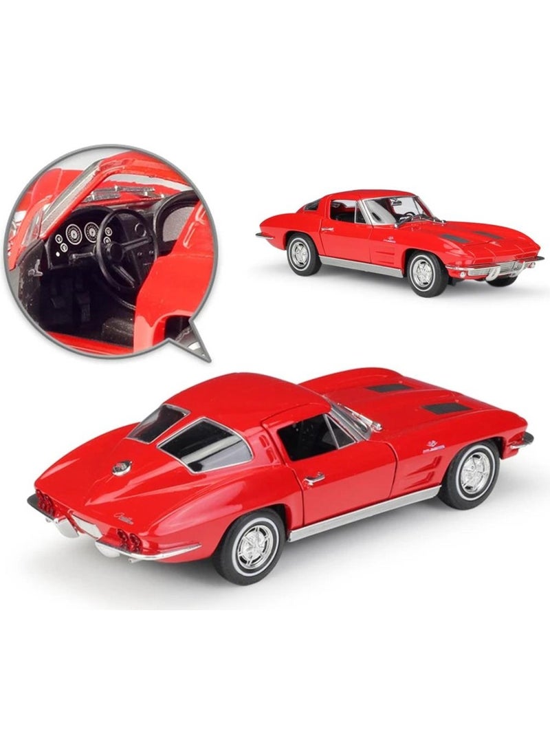 Welly - Karsan 24073W 1:24 '63 Chevrolet Corvette - Image 1