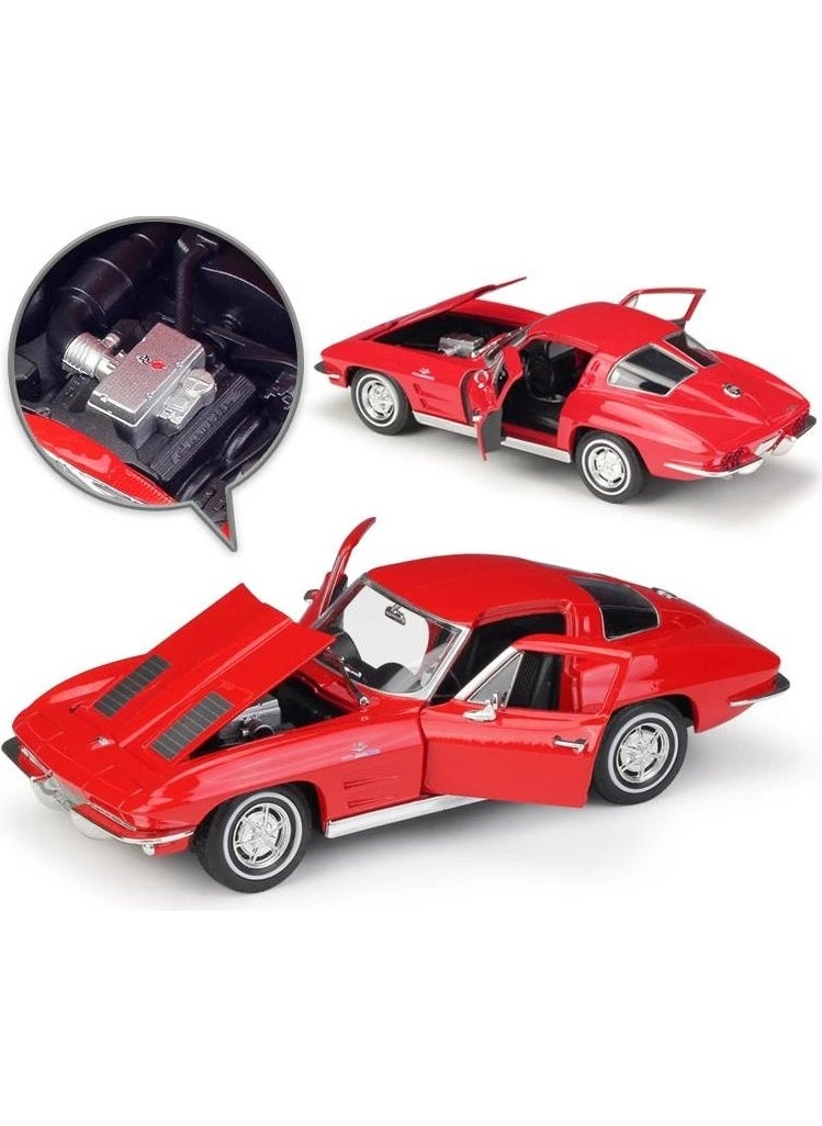 Welly - Karsan 24073W 1:24 '63 Chevrolet Corvette - Image 1