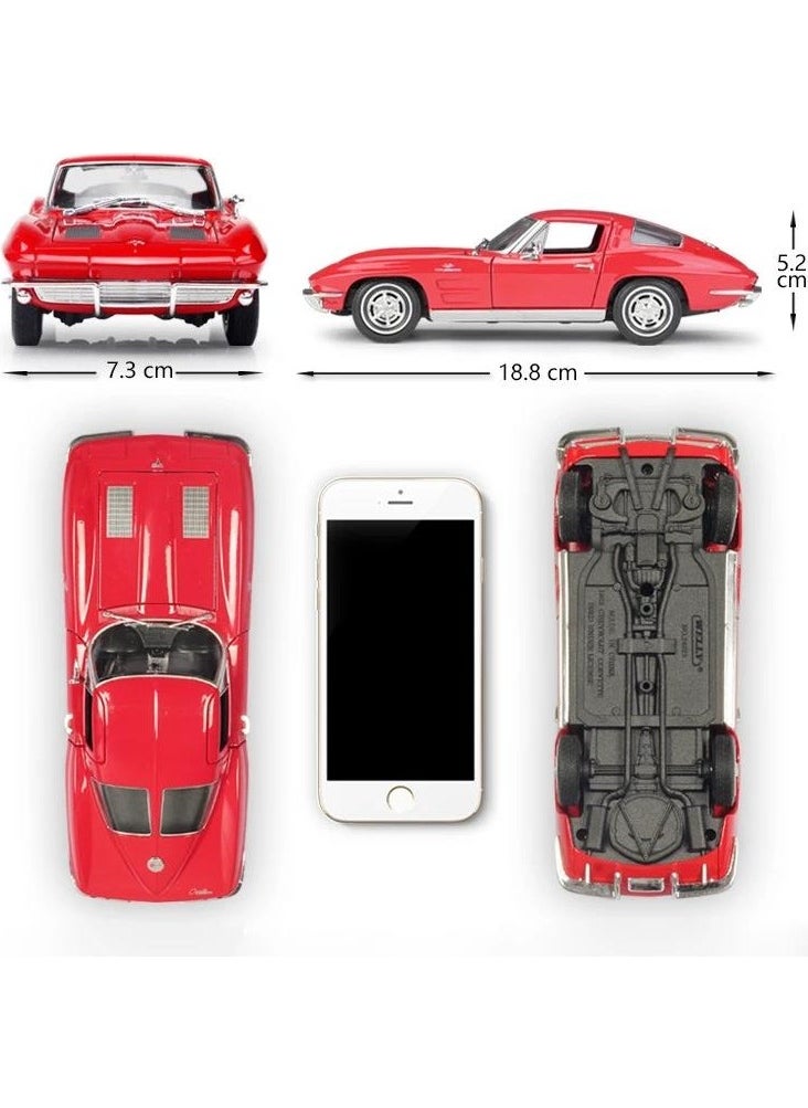 Welly - Karsan 24073W 1:24 '63 Chevrolet Corvette - Image 1