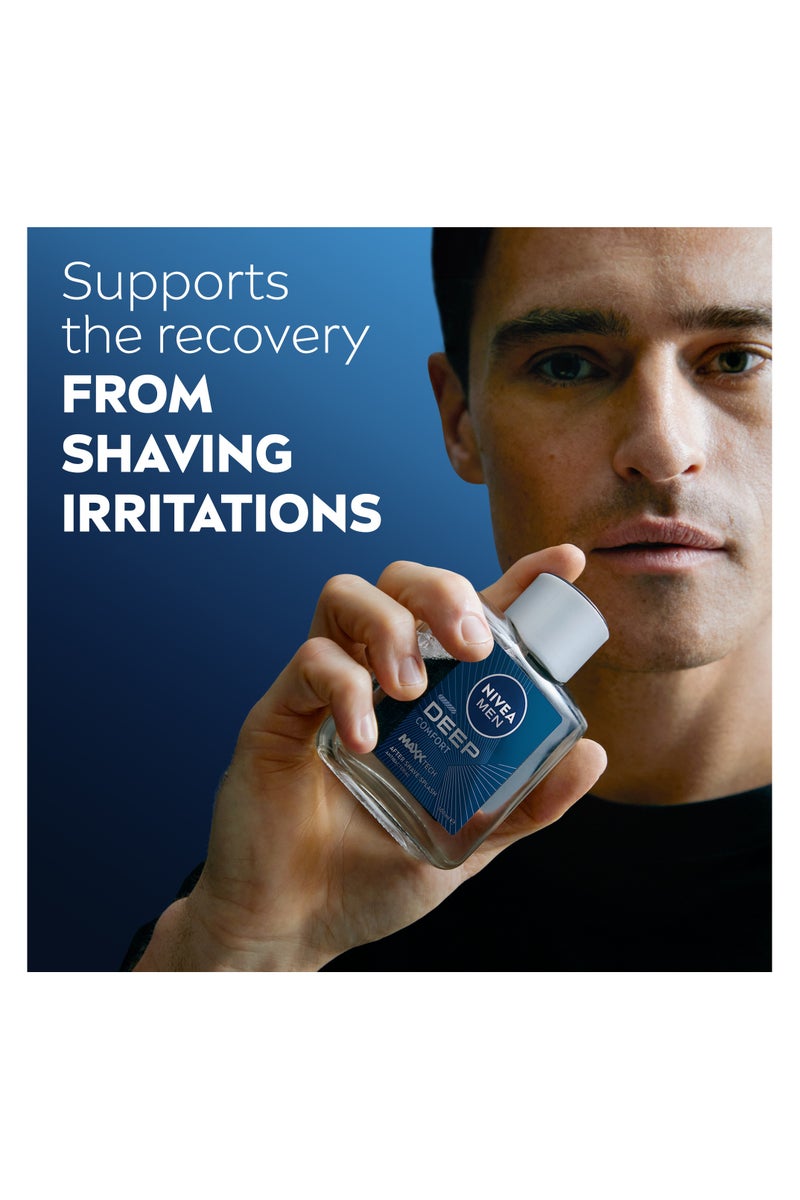 Nivea Deep After Shave Lotion With Black Carbon And Woody Scent Pack Of 2 - Image 4