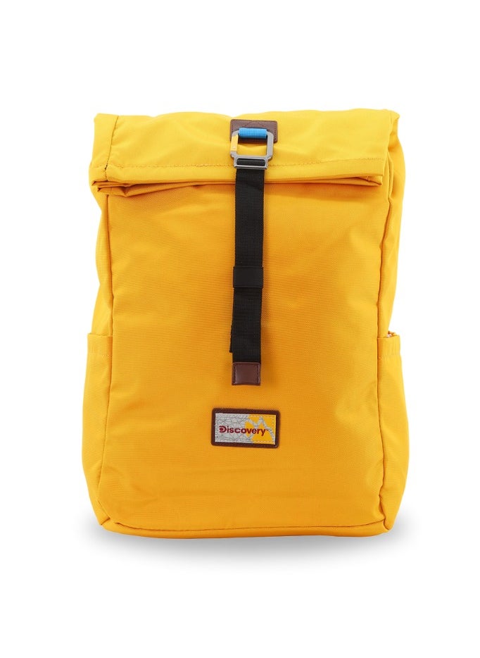 Discovery ICON Roll Top 15L Backpack Ocher, Durable Lightweight Multi Compartment Travel Bag, Padded Laptop/Tablet Pocket RFID, Adjustable Strap With Luggage Fix Strap, Men Women School Outdoor - pzsku/Z067F22E2D185689D15B3Z/45/_/1739530448/39f43e87-c3ee-430a-914f-0540f1d52df3