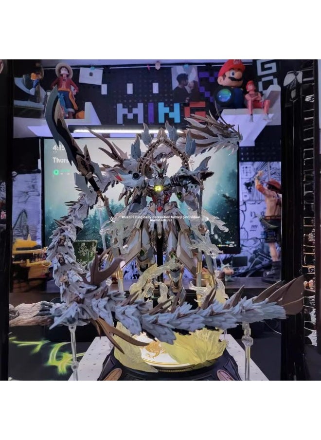 Generic - Gundam Model Three Kingdoms Dynamic Nuclear Ao Bing Lu Bu Cao Ren Bai Xueji Mecha Assembled Hand-made Toy Blind Box-Color:Make A Wish—qinglong [must Release Model] - Image 1