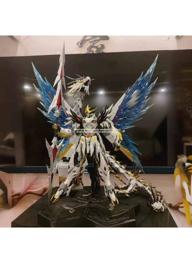 Generic - Gundam Model Three Kingdoms Dynamic Nuclear Ao Bing Lu Bu Cao Ren Bai Xueji Mecha Assembled Hand-made Toy Blind Box-Color:Make A Wish—qinglong [must Release Model] - Image 1