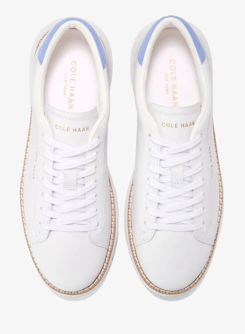 Cole Haan WHITE WP LEATHER / HYDRANGEA SDE ZG REXANNA LTT SNEAKERS for Women | Best Price UAE