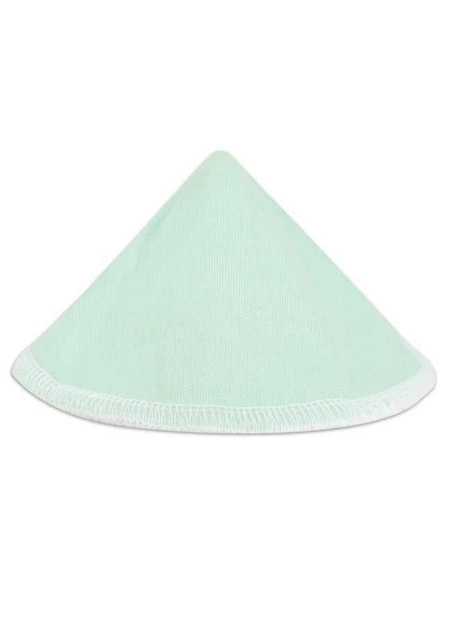 IMPROVUS Reusable Maternity Breast Pads, Washable Nursing Pad, Breast Pad for Feeding Mothers/Mom, Absorbent Comfort Fit Breast Pads, Leak Proof Soft Cotto Pads - Pack of 4 (Green) - Image 2