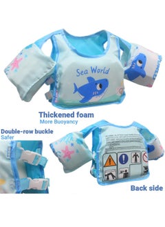 Generic Kids Swim Vest for Toddler Learn to Swim Children's Float Swimsuit  Boys and Girls Safety Swim Jacket for 2-6 Years Old (Pink Pony)  - Image 2