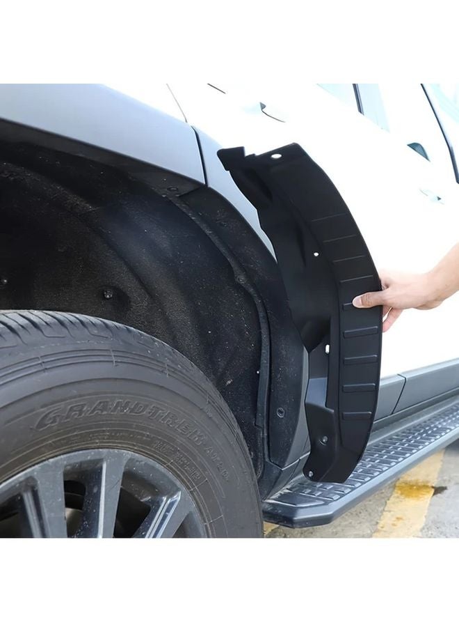 Toyota Prado LC250 Rear Wheel Liner Set PP Soft Plastic Black 2Pcs - Image 5