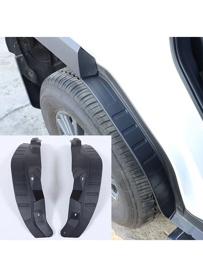 Toyota Prado LC250 Rear Wheel Liner Set PP Soft Plastic Black 2Pcs - Image 3