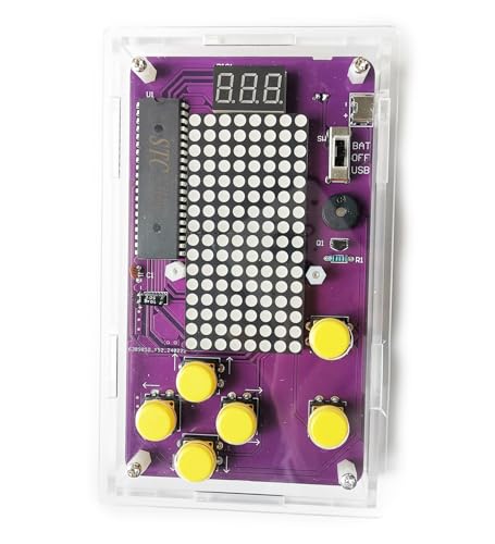ScienSta Basic Soldering Kit for Teaching Soldering Practice Kit with Retro Classic Games Soldering Projects for STEM Education Electronic Kits for College High School Students Learning - Image 1