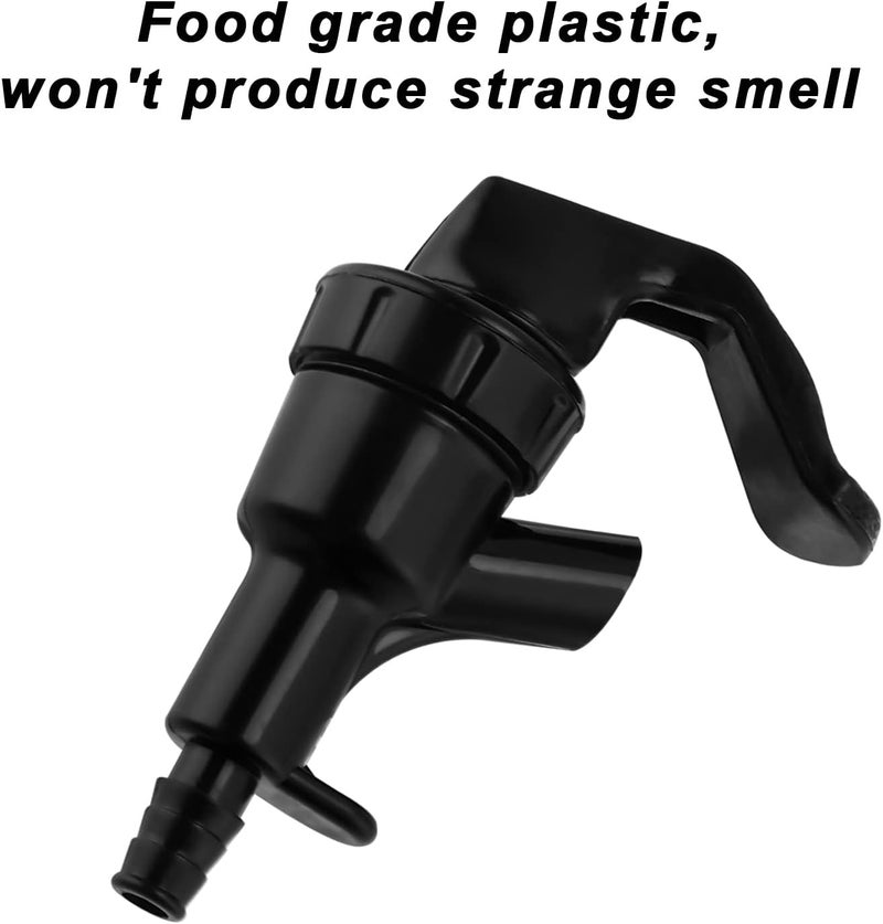 MRbrew Picnic Faucet, 2 Pieces Plastic Draft Beer Dispensing Spigot Keg Tap for Home Brewing Kegging Cornelius Corny Hose Tubing Line - Image 4