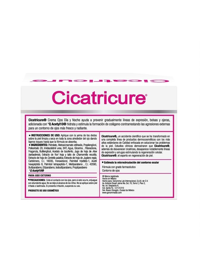 CICATRICURE Dia/Noche Arrugas Bolsas Day and night cream from eye wrinkles - Image 3