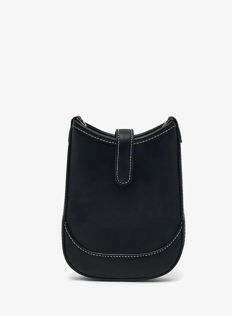 R&B Solid Phone Crossbody Bag