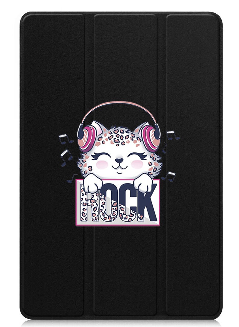 Theodor Protective Flip Case For Apple iPad Pro 13 (2024) With Trifold Stand Auto Wake Sleep Shockproof Cover Rock - Image 1