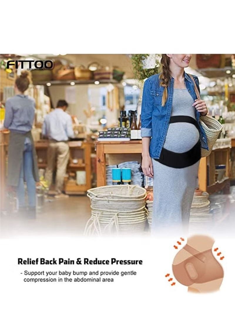 Generic - Maternity Belt Pregnancy Support Bump Band Abdominal Belly Back Brace Strap Prenatal to Pregnant Women, Abdomen Pain Reliever - Image 1