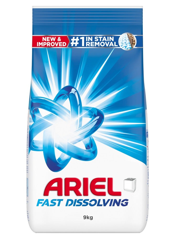 Ariel Fast Dissolving Laundry Detergent Powder 9kg - Image 2