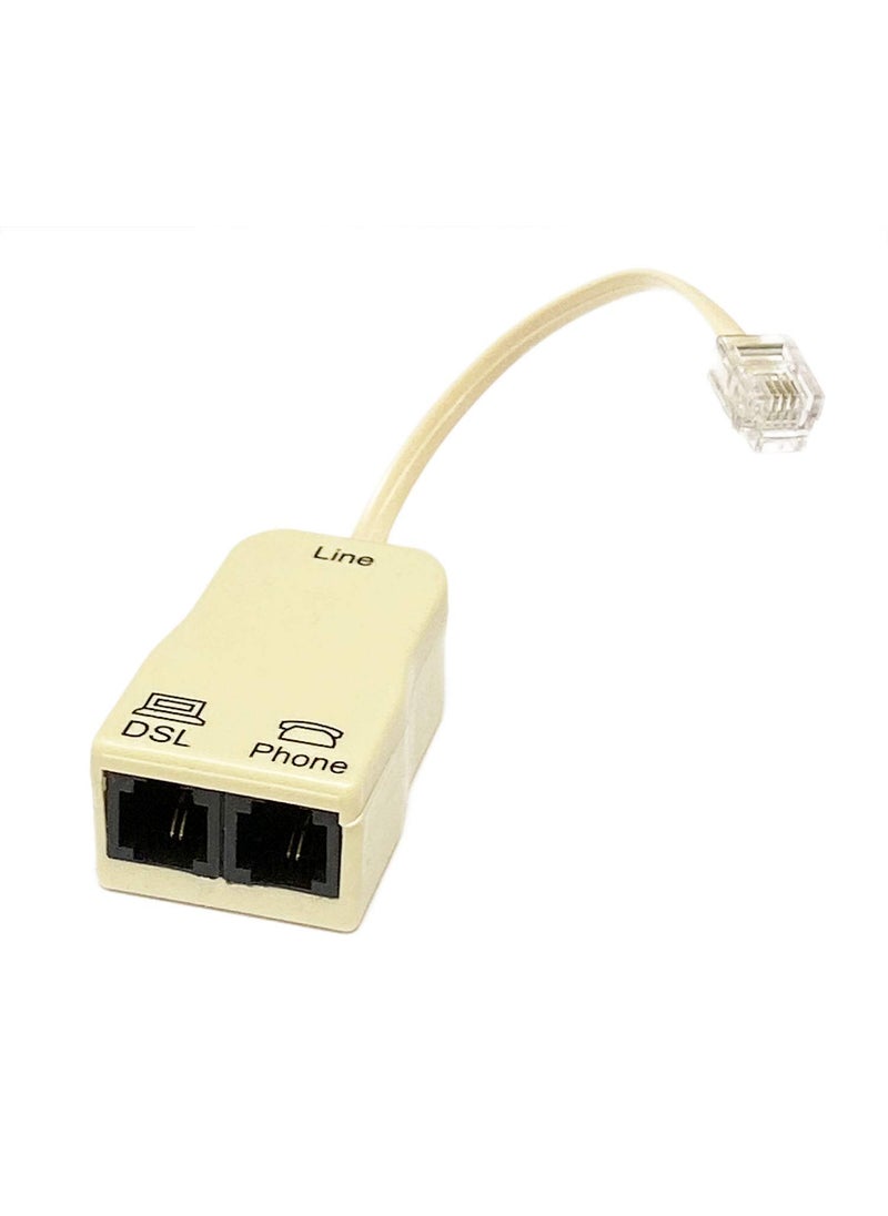 iMBAPrice iMBAPrice inline DSL Splitter wNoise Filter for Phone Line  - Image 1