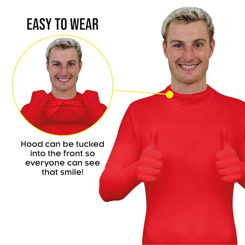 Morphsuits Spandex Bodysuit Zentai Red Adults Halloween Costume - X-Large - Image 3