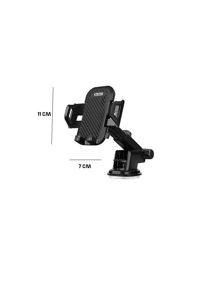 GO-DES GD-HD693 2 In 1 Shockproof Car Holder - Image 4