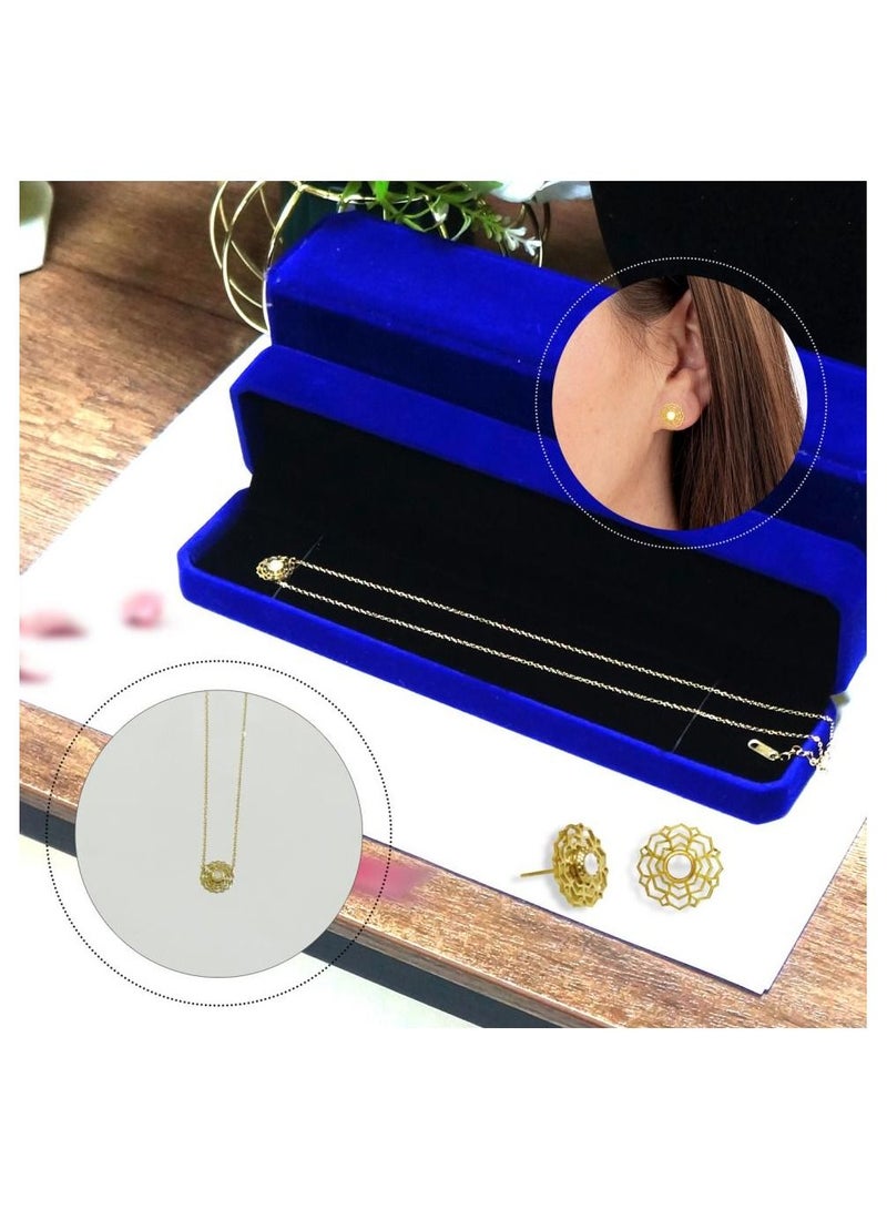 Alissa Necklace and Earring set Jewellery Set for Women Necklace Earring Set Gift for Wife Girlfriend Necklace Set - Image 4