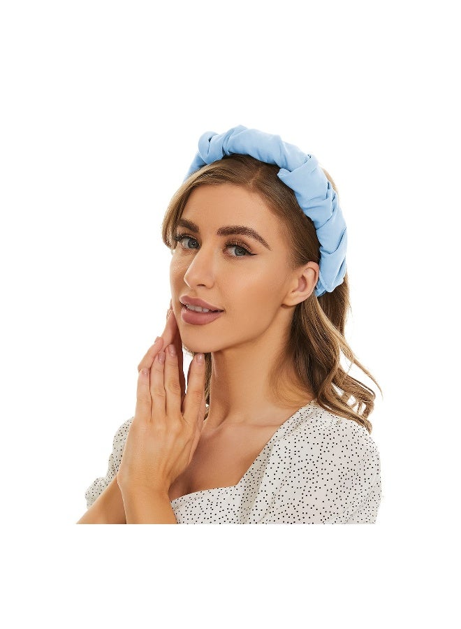 Women's Sun Visor UV Protection, Wide Brim Beach Hat Foldable Summer Headwear Packable Shell Hat with Headband Roll-up Sun Visor Stylish UV Protective Headgear for Beach Hiking Garden Travel - Image 4
