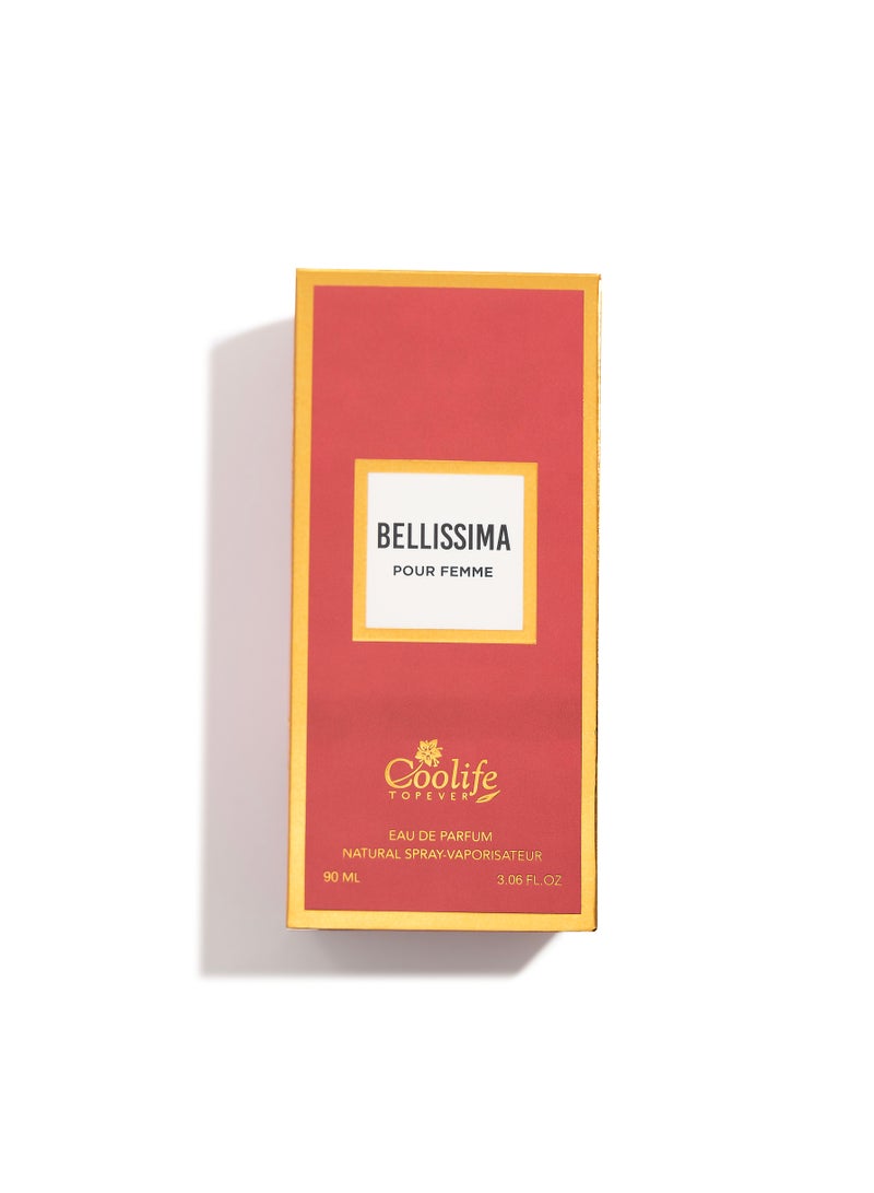 Coolife ,Bellissima Pour Femme Eau de Parfum , Women, Long Lasting, 90 ml. - Image 4