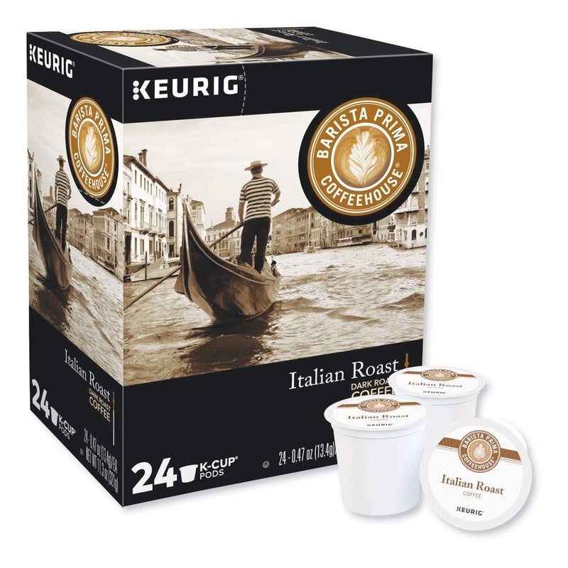 Barista Prima Coffeehouse Italian Roast K-Cups 96ct for Keurig Brewers - Packaging May Vary - Image 2