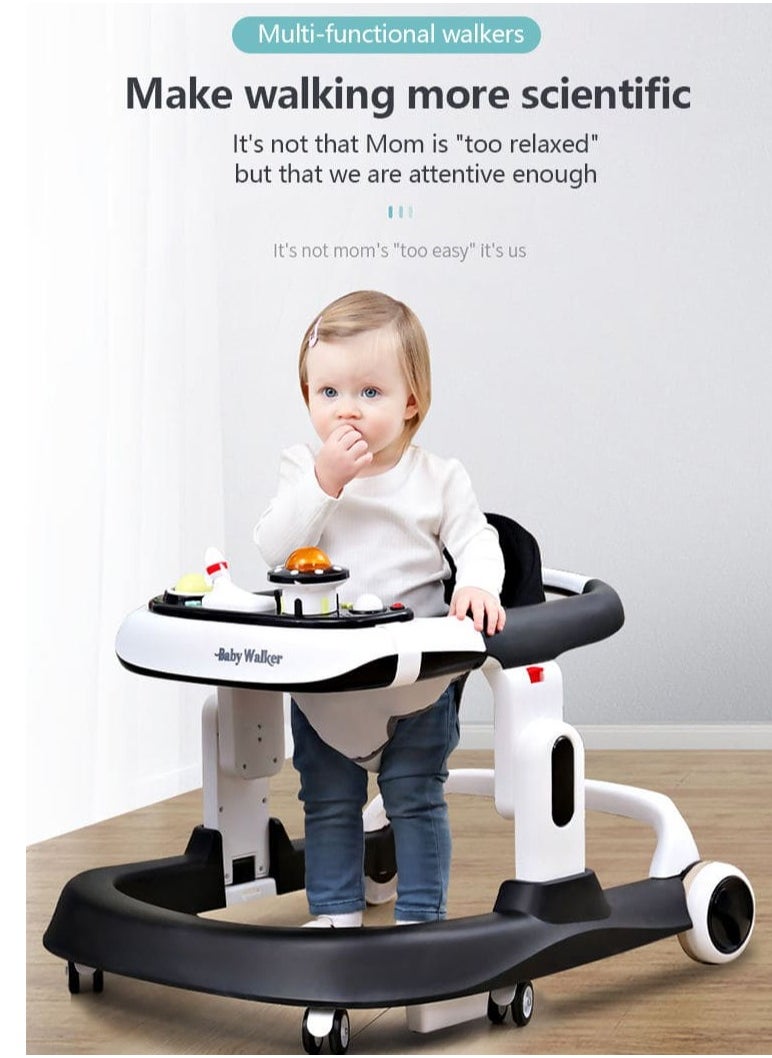 kiddoz Multifunctional Walker with Toy Tray (BLACK)  - Image 2
