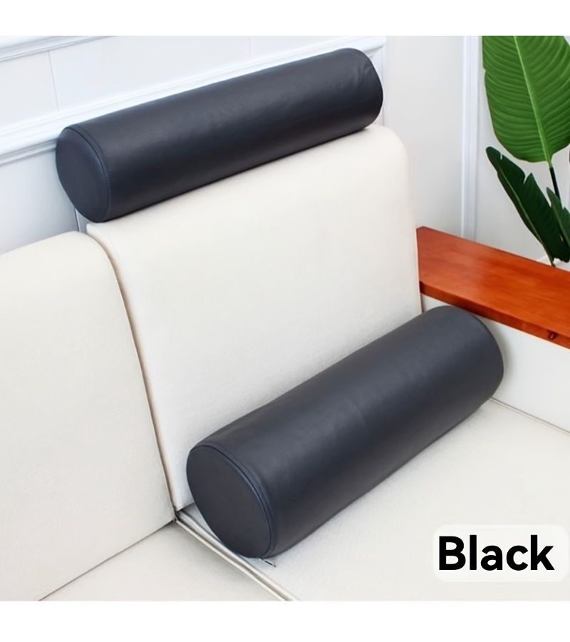 Black Heavy Duty Massage Pillow For Cervical Lumbar Pain Relief Spa Home Use - Image 1