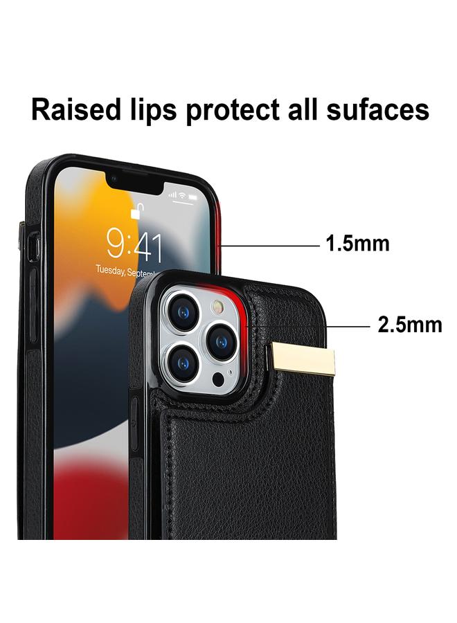 إيروريكس جراب لهاتف iPhone 11 Pro Max مزود بمشبك معدني وفتحات للبطاقات - Image 4