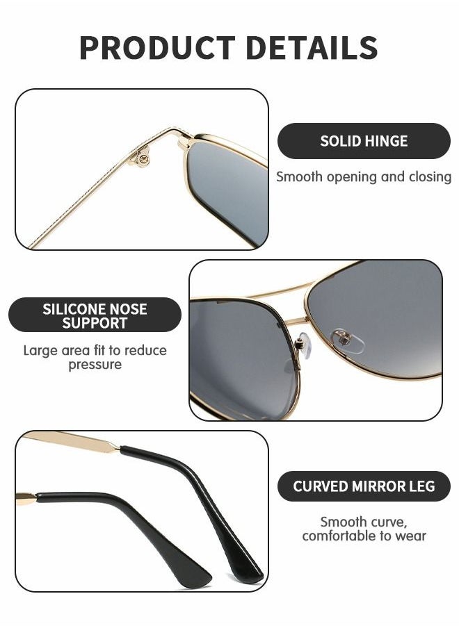 GROIC - Sunglass Holder for Car Visor,Visor Organizer,Black Leather Clip with sunglass,Leather Cards Glasses and Tickets Hidden Magnet Adsorption,Car Interior - Image 1