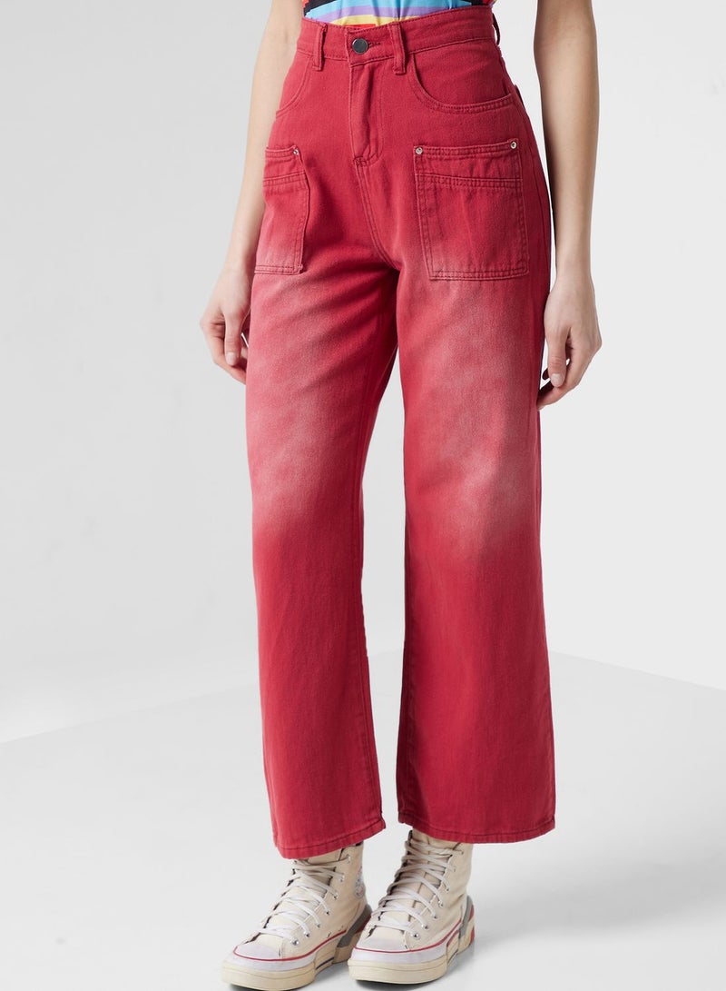 Ginger Urban Minx High Waist Straight Leg Jeans - Image 2