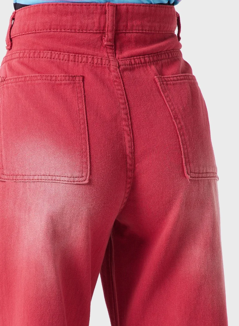 Ginger Urban Minx High Waist Straight Leg Jeans