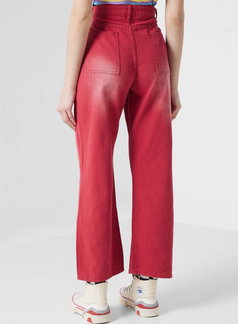 Ginger Urban Minx High Waist Straight Leg Jeans - Image 3
