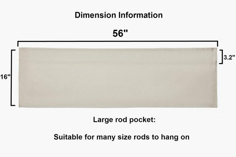 WOSIBO Buffalo Window Valences (Hard Burlap) - Image 4