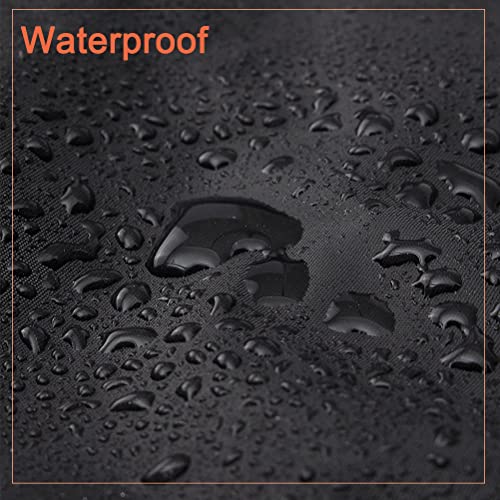 Oslimea Winch Cover Waterproof 420D Heavy Duty Dust-proof Winch Protection Cover for Electric Winches 8000-15000 lbs, Black - Image 3