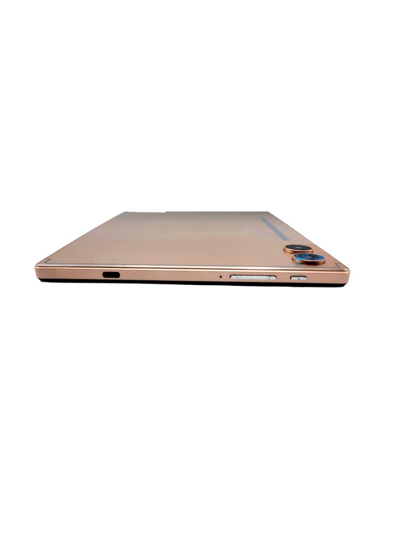 AirTab - AirTab 10.1 -Inch Smart Tablet S10 ULTRA Android 13 Tablet With 1TB Storage and 16GB RAM Quad Core Wi-Fi LTE Dual Sim with Touch Pen and Keyboard - Gold - Image 1