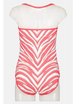 Michael Kors Women Allover Padded One Piece, Red  - Image 2