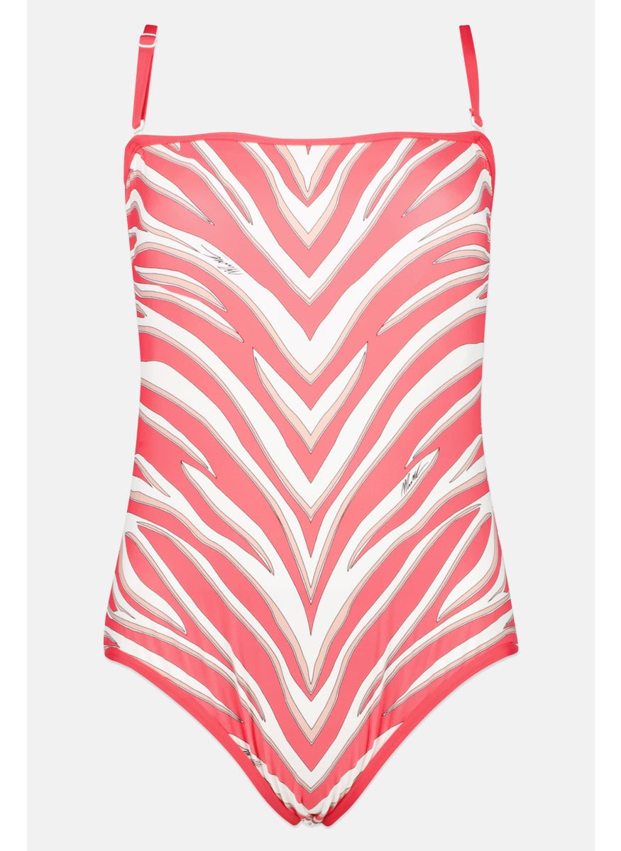 Michael Kors - Women Allover Padded One Piece, Red - Image 1