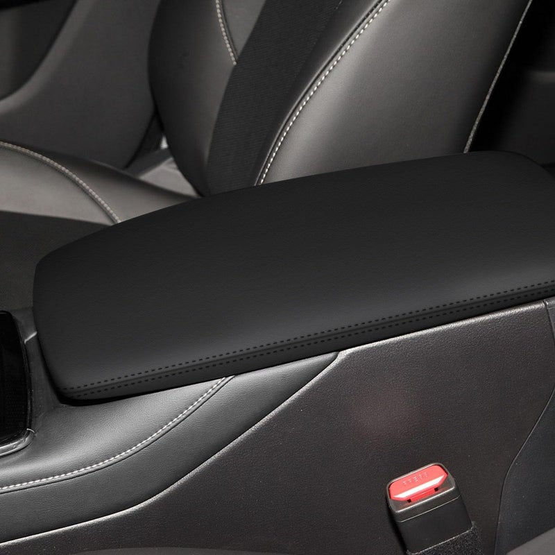 faccaibbg Center Console Cover for 20202025 Mazda CX30CX30 BlackWaterproof Leather AntiScratch Armrest Cover for 2020 2021 2022 2023 2024 2025 Mazda CX 30 Accessories